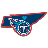 Tennessee Titans Home State Vinyl Auto Decal (NFL) Tennessee Shape