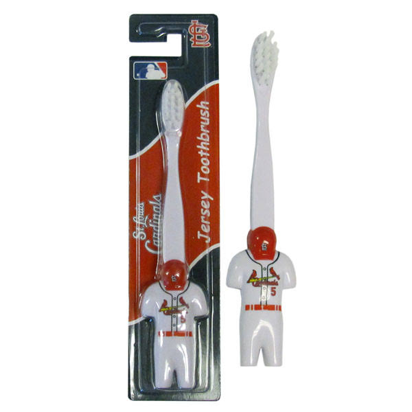 Set of Two St. Louis Cardinals kids Soft Toothbrushes MLB Licensed Baseball