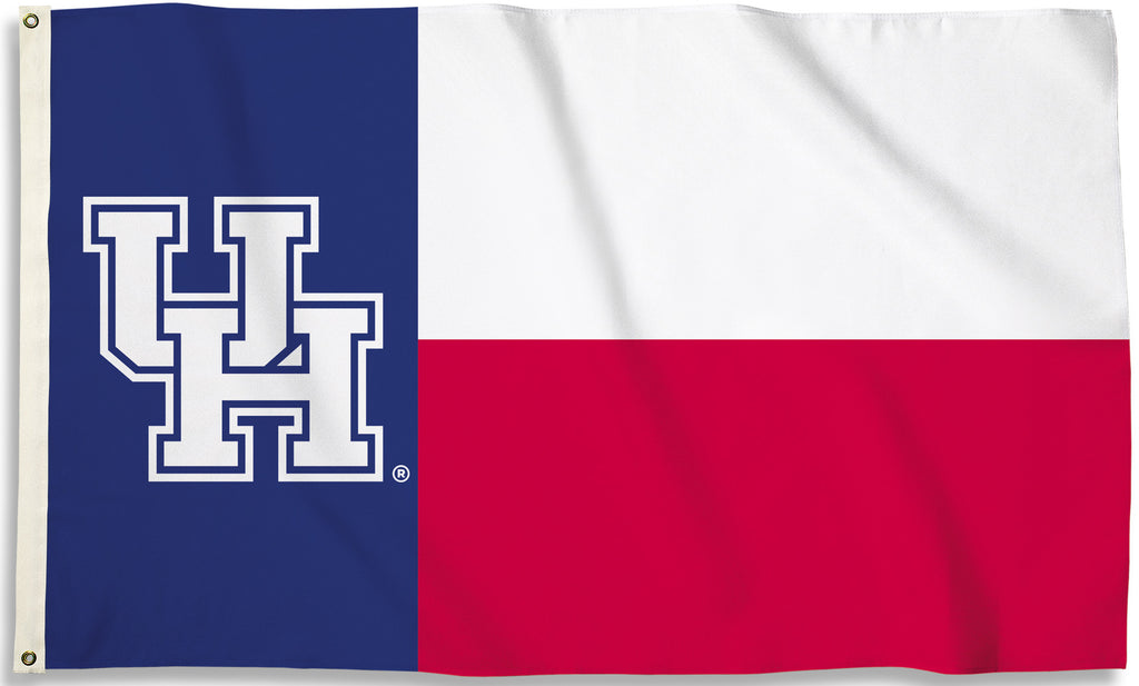 Houston Cougars 3' x 5' Flag (State Of Texas) NCAA