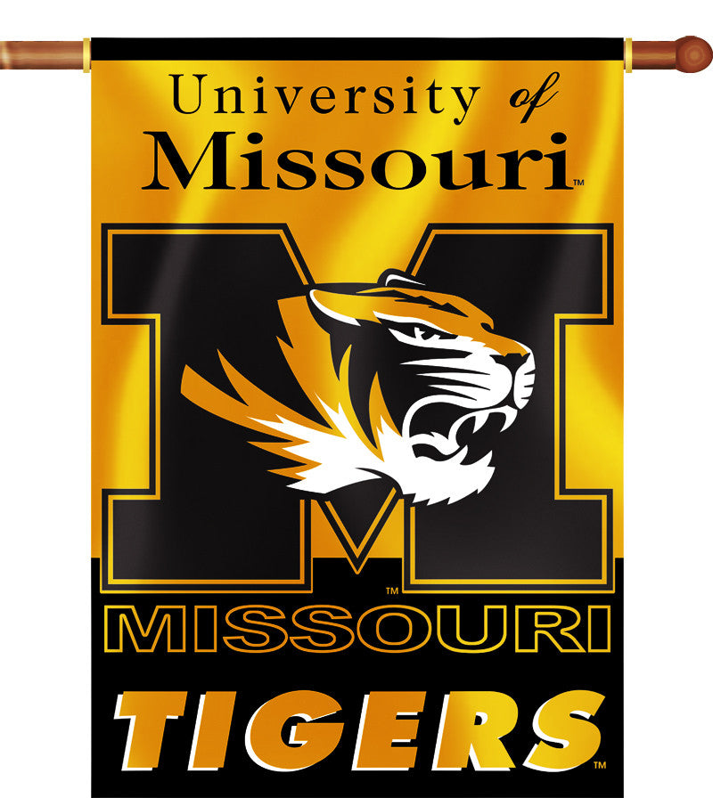 Missouri Tigers 28" x 40" Two Sided House Banner NCAA