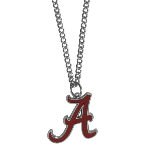 Alabama Crimson Tide 22" Chain Necklace Metal Logo NCAA SM