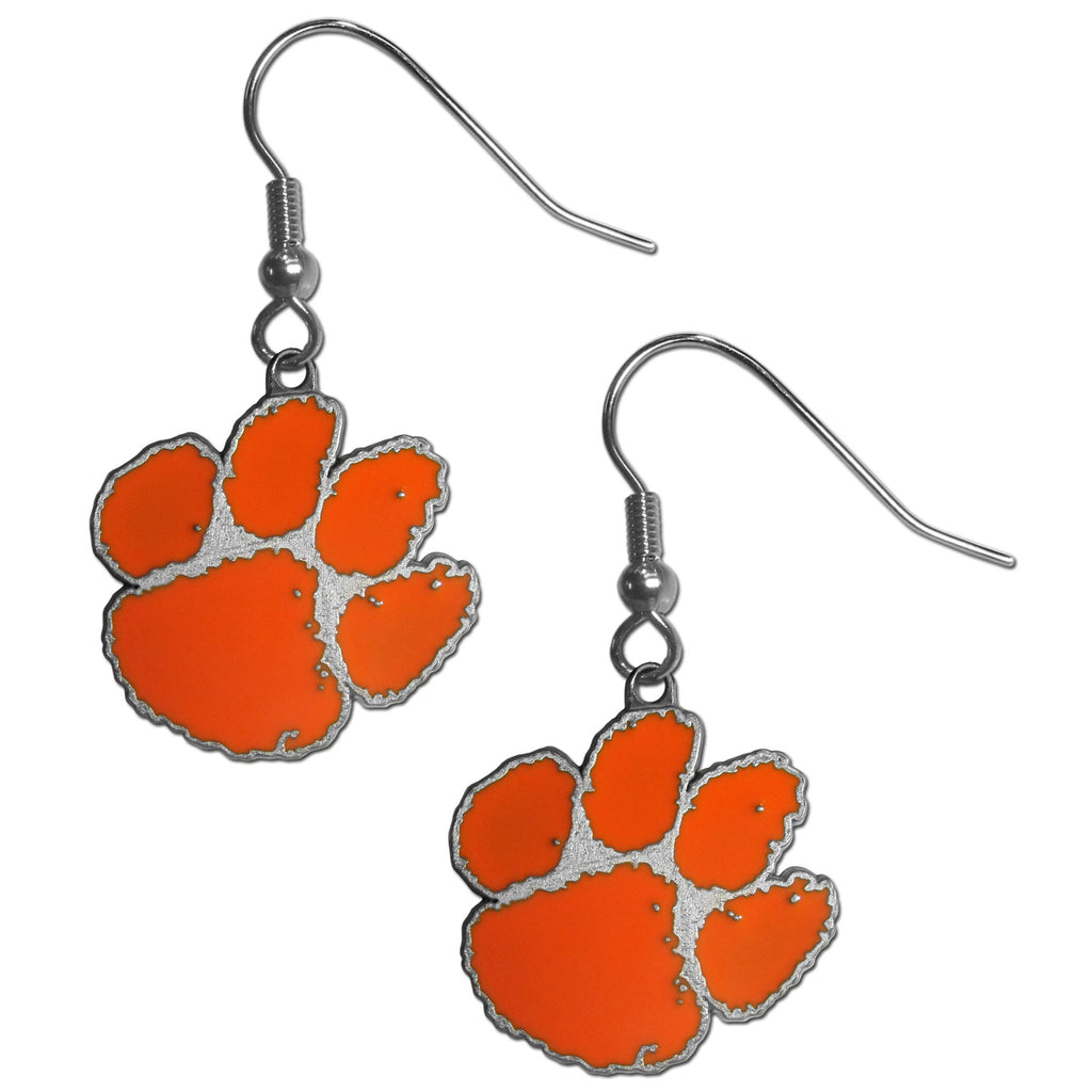Clemson Tigers Dangle Earrings (Zinc) NCAA