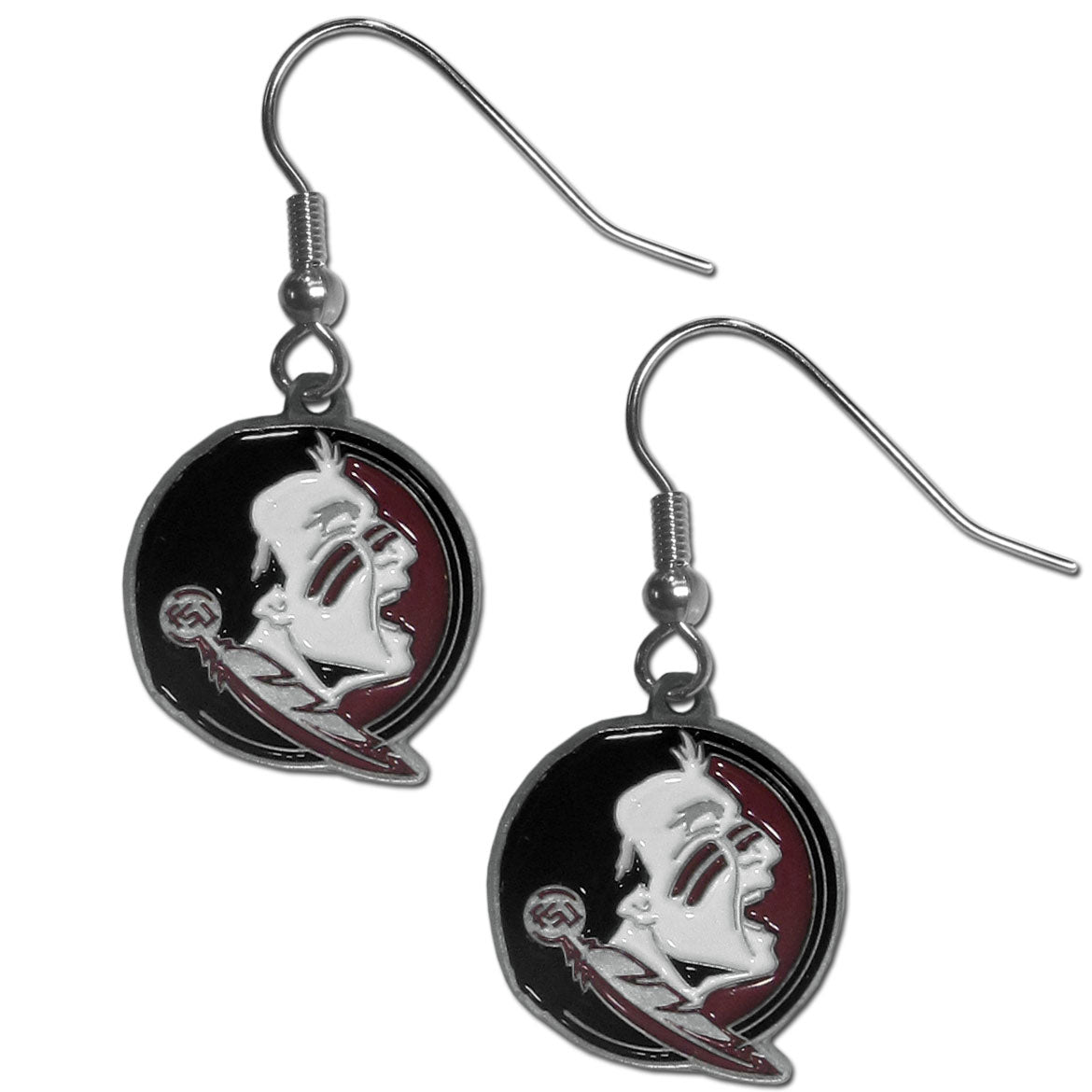 Florida State Seminoles Dangle Earrings (Zinc) NCAA
