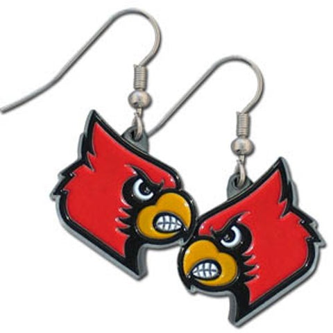 Louisville Cardinals Dangle Earrings (Zinc) NCAA