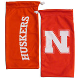 Nebraska Cornhuskers Wrap Sunglasses with Microfiber Bag (NCAA)