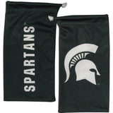 Michigan State Spartans Chrome Wrap Sunglasses with Microfiber Bag (NCAA)