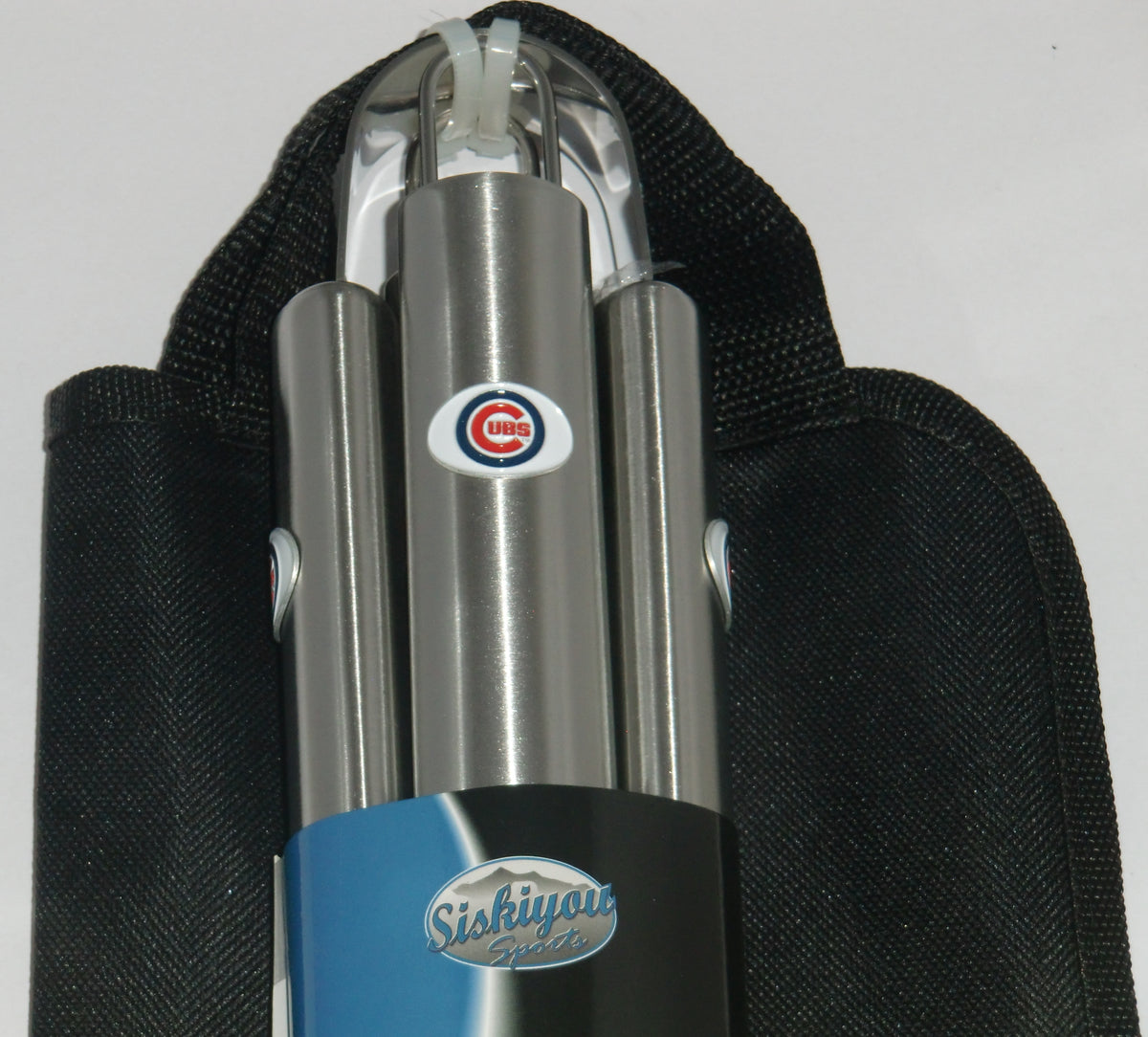 Chicago Cubs 3 Piece Stainless Steel BBQ Set with Canvas Bag (MLB)