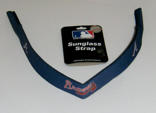 Atlanta Braves 16" Neoprene Sunglasses Strap MLB Licensed