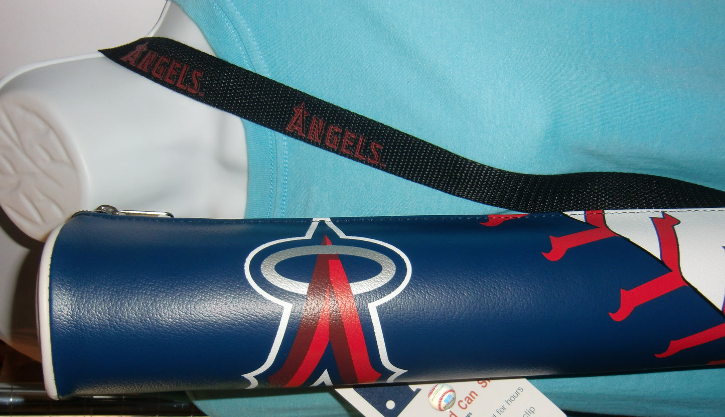 Los Angeles Angels Can Shaft Cooler Holds 6 Cans (MLB)