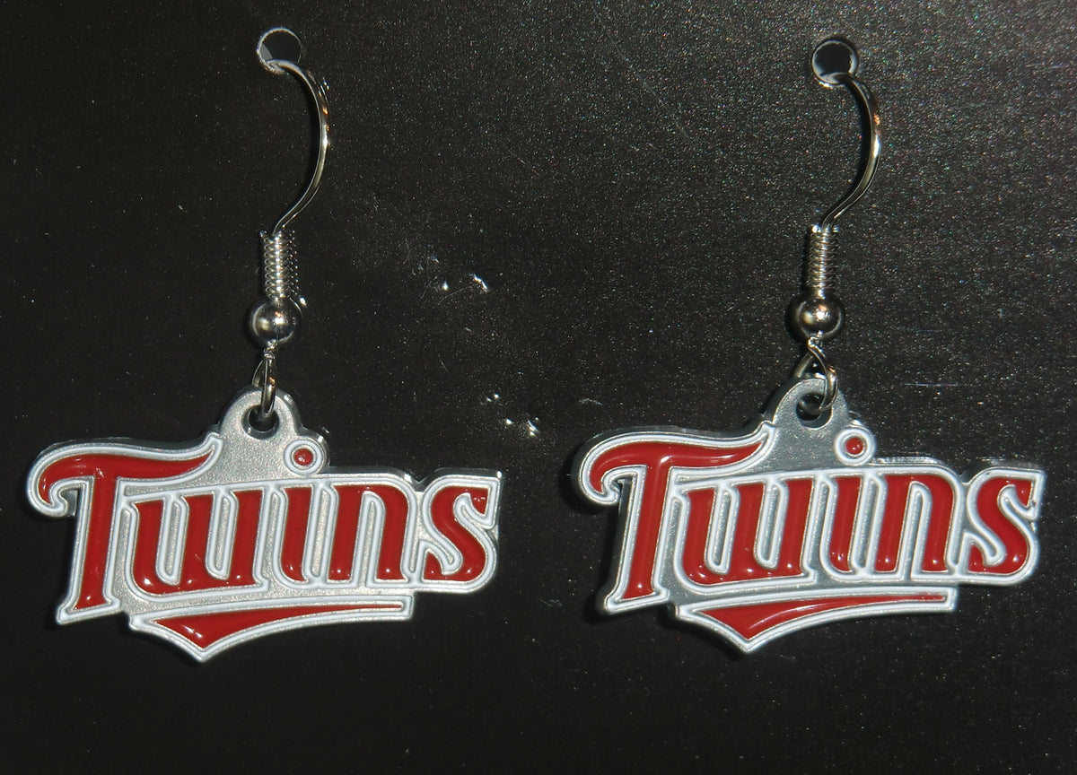 Minnesota Twins Dangle Earrings (Zinc) MLB Baseball