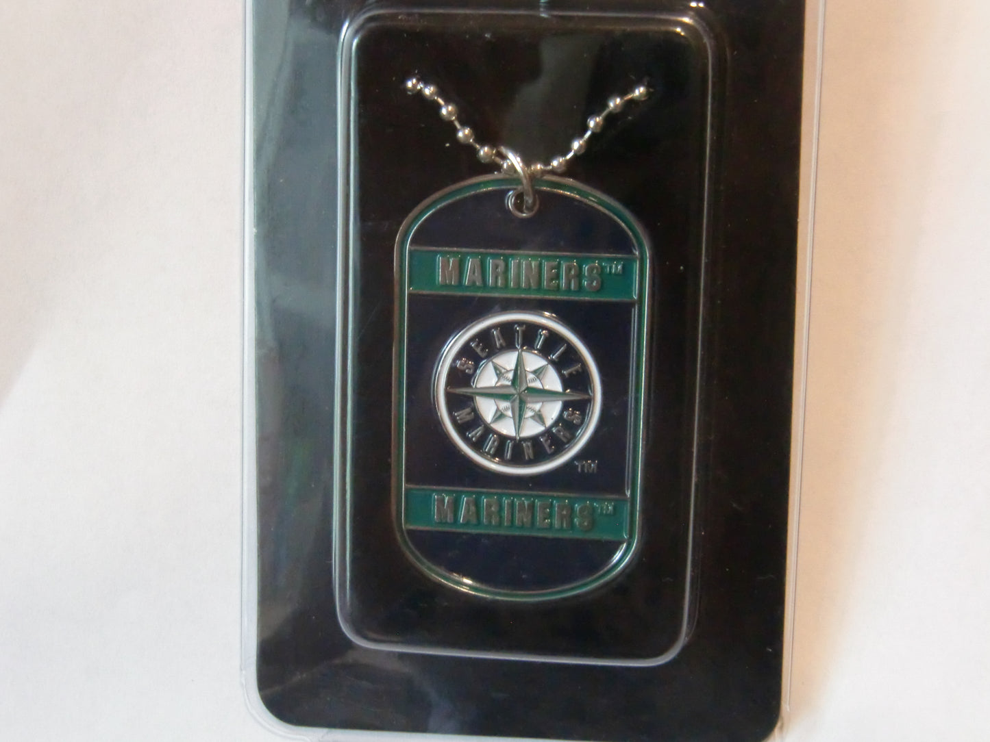 Seattle Mariners Metal Tag Necklace MLB Licensed Baseball