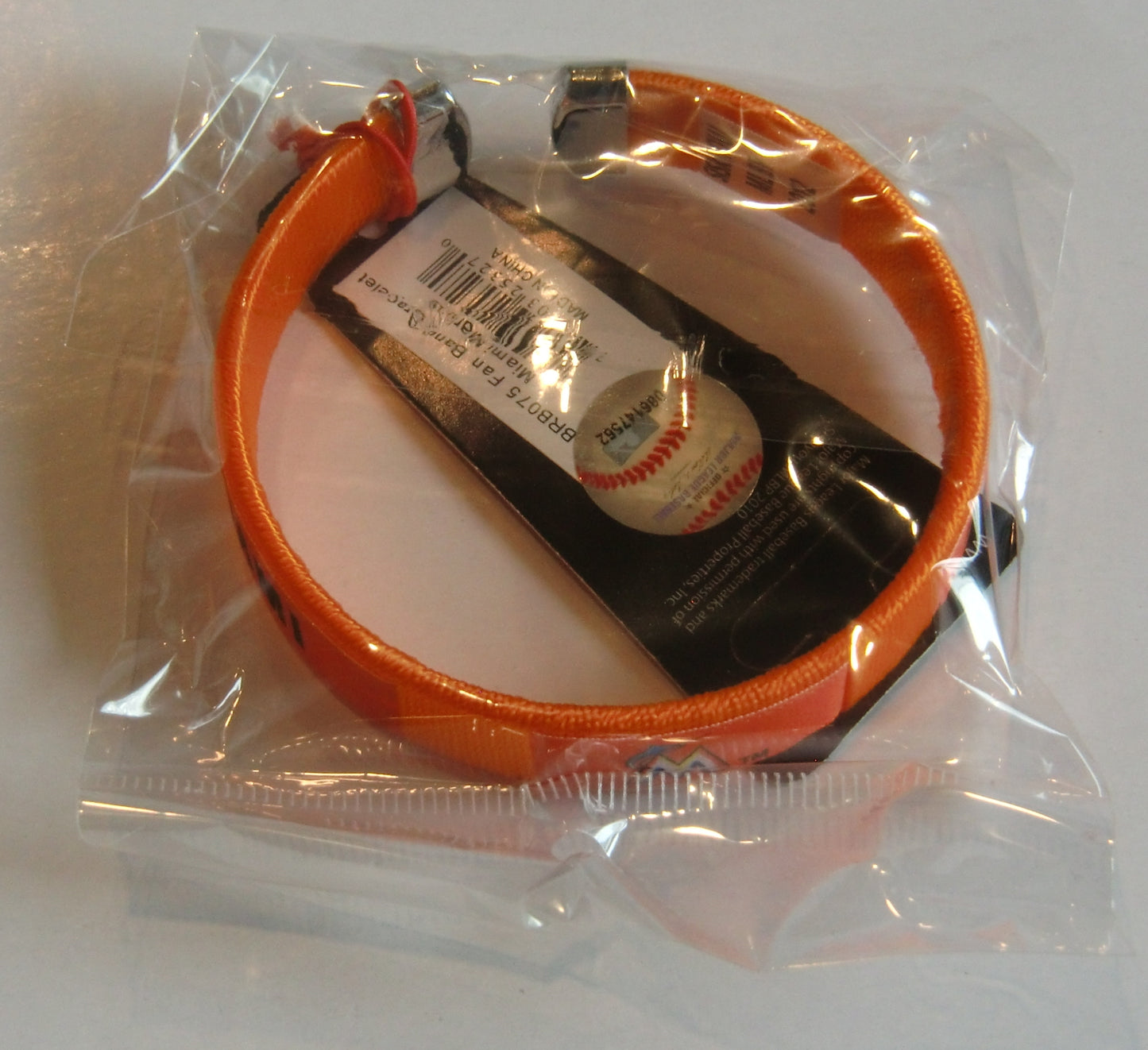 Miami Marlins Fan Bracelet MLB Licensed Baseball Jewelry