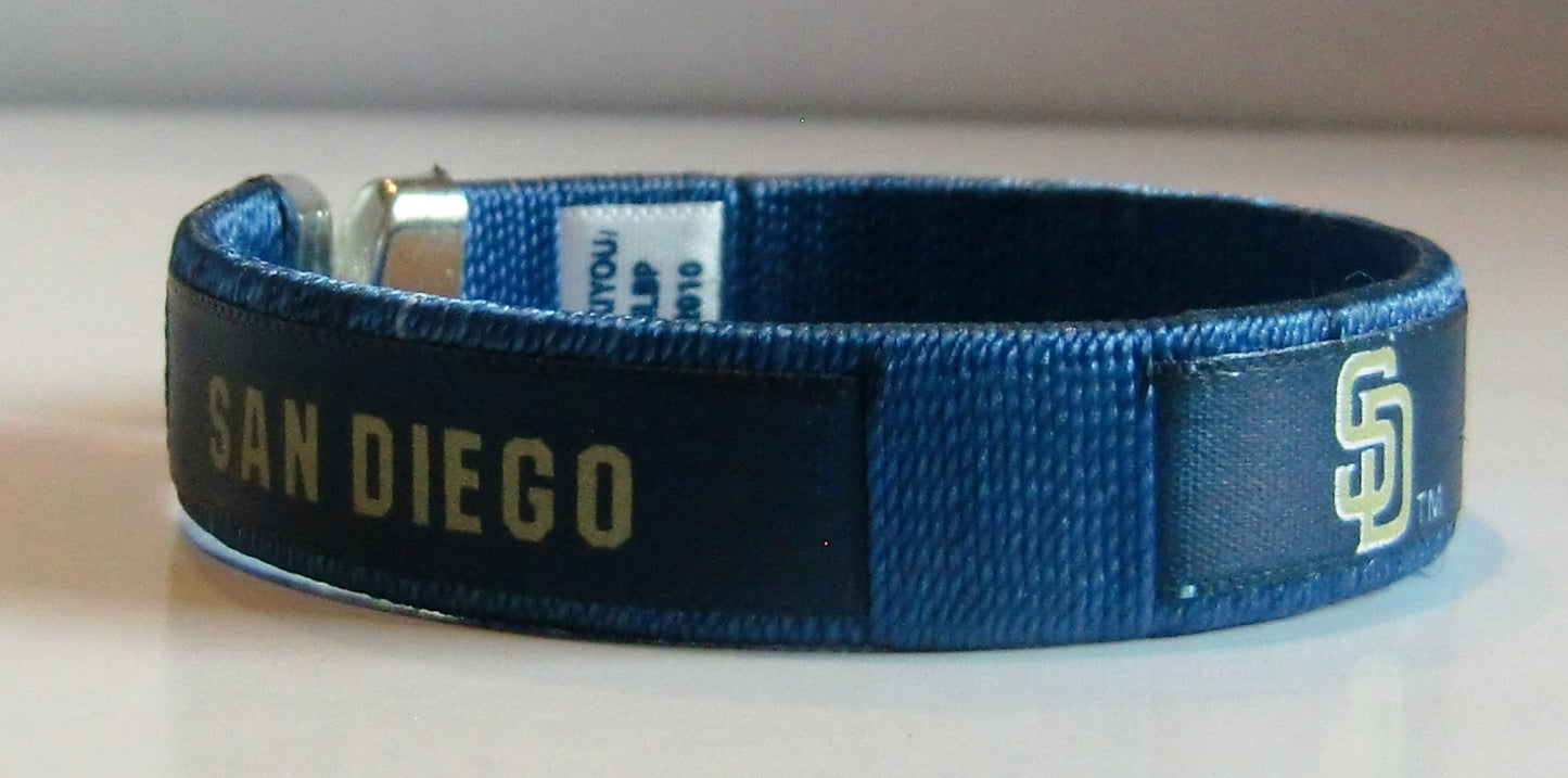 San Diego Padres Fan Band Bracelet MLB Licensed Baseball
