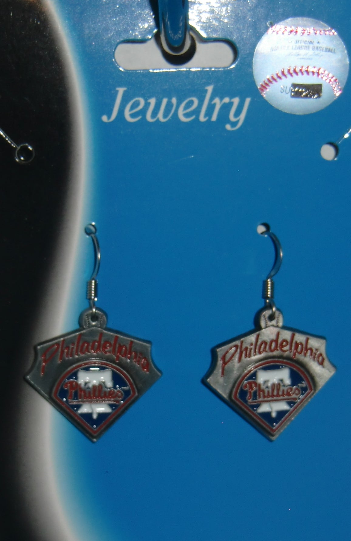 Philadelphia Phillies Dangle Earrings Licensed MLB Baseball