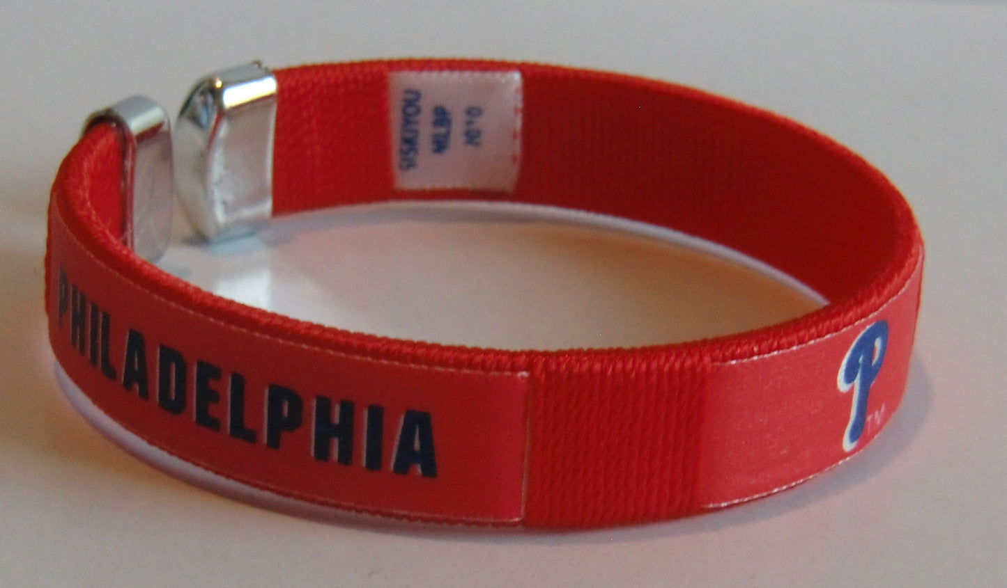 Philadelphia Phillies Fan Band Bracelet MLB Licensed Baseball