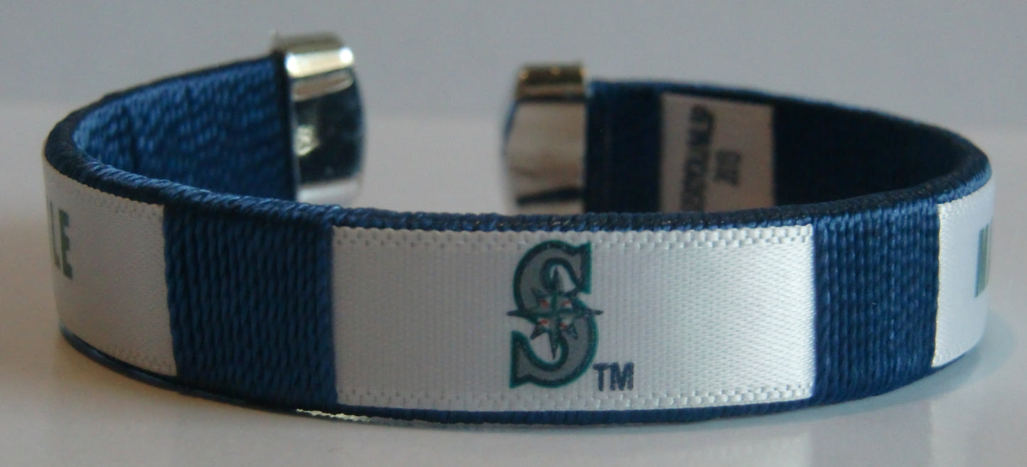 Seattle Mariners Fan Band Bracelet MLB Licensed Baseball