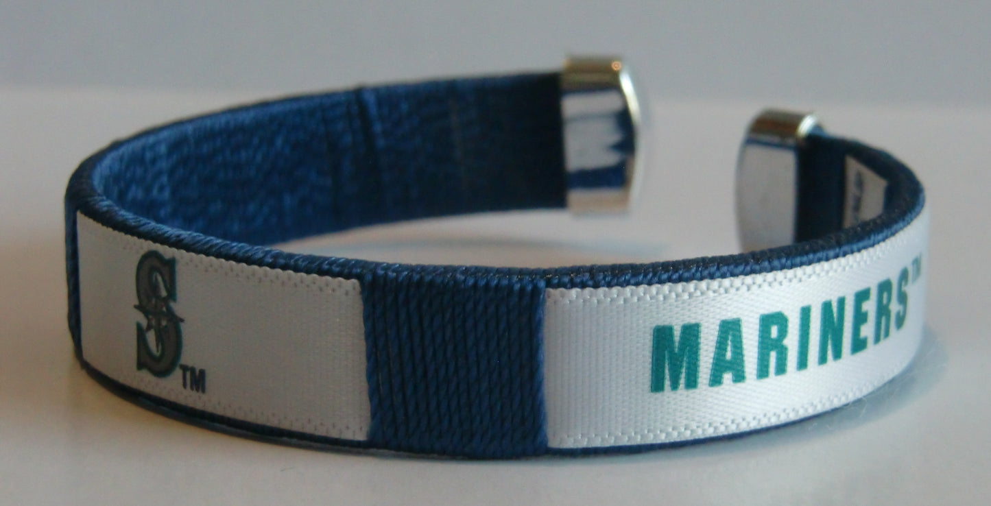 Seattle Mariners Fan Band Bracelet MLB Licensed Baseball