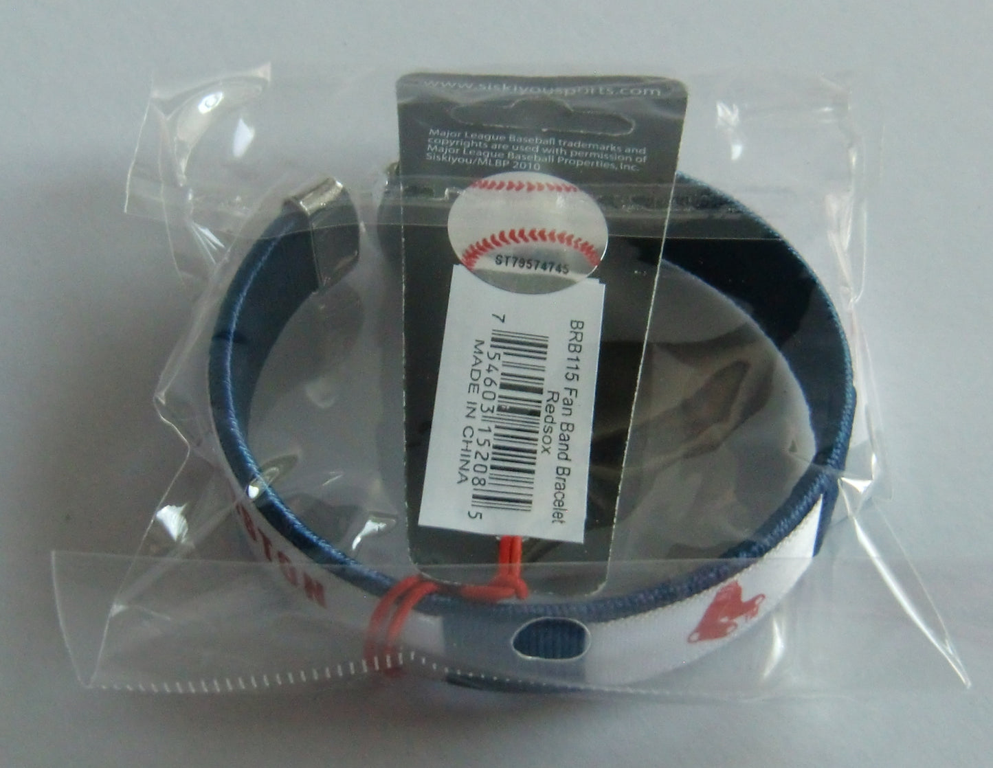 Boston Red Sox Fan Band Bracelet MLB Licensed Baseball