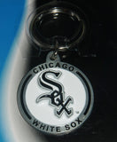 Chicago White Sox 3-D Metal Key Chain MLB Licensed Baseball (Round)