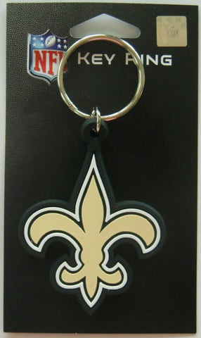 New Orleans Saints Logo Flexi Key Chain NFL Licensed Football