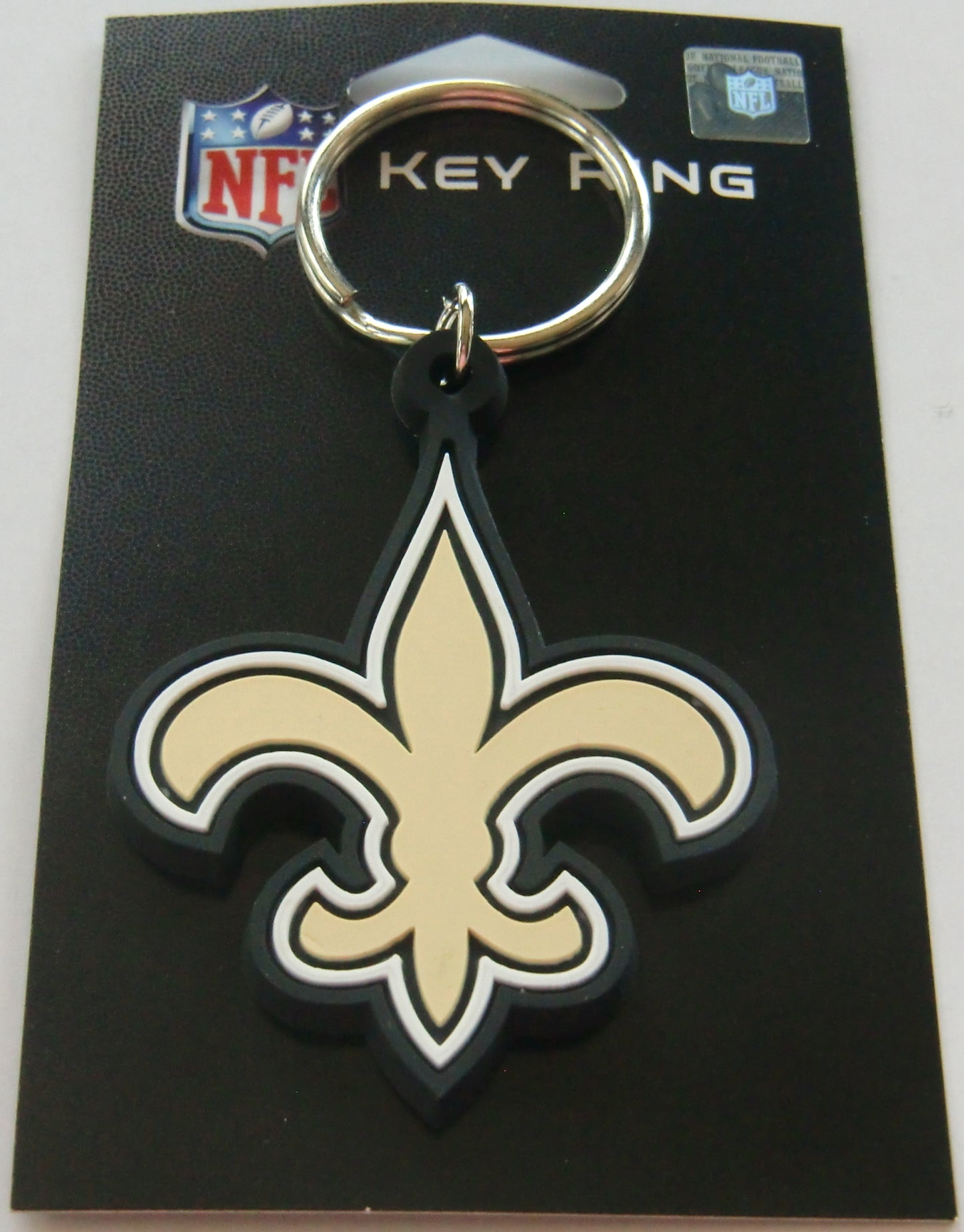 New Orleans Saints Logo Flexi Key Chain NFL Licensed Football