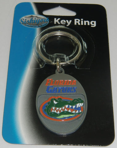 Florida Gators 3-D Metal Key Chain NCAA Licensed (Oval)