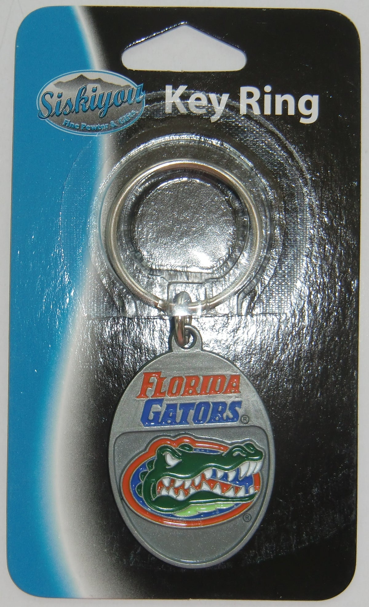 Florida Gators 3-D Metal Key Chain NCAA Licensed (Oval)