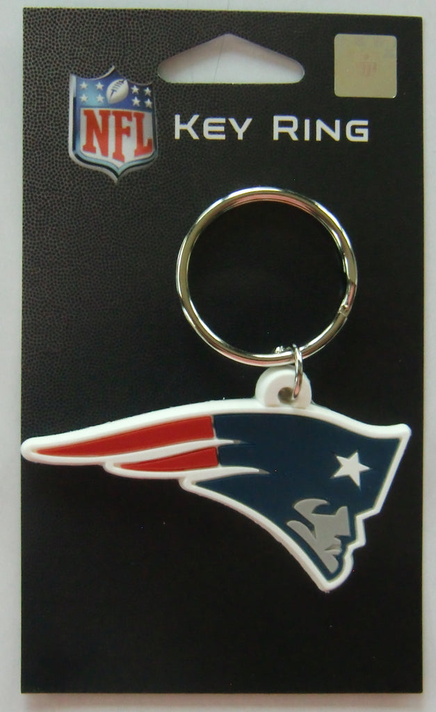 New England Patriots Logo Flexi Key Chain NFL Licensed Football
