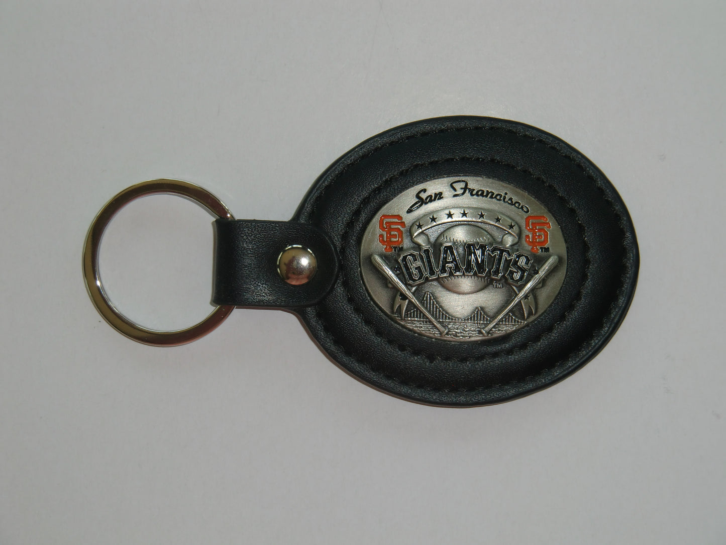 San Francisco Giants 3-D Metal Leather Key chain MLB Licensed Baseball