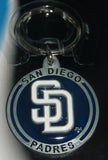 San Diego Padres 3-D Metal Key Chain MLB Licensed Baseball (Round)