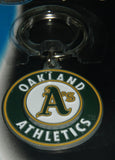 Oakland Athletics A's 3-D Metal Key Chain MLB Licensed Baseball (Round)