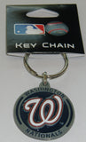 Washington Nationals 3-D Metal Key Chain MLB Licensed Baseball (Round)