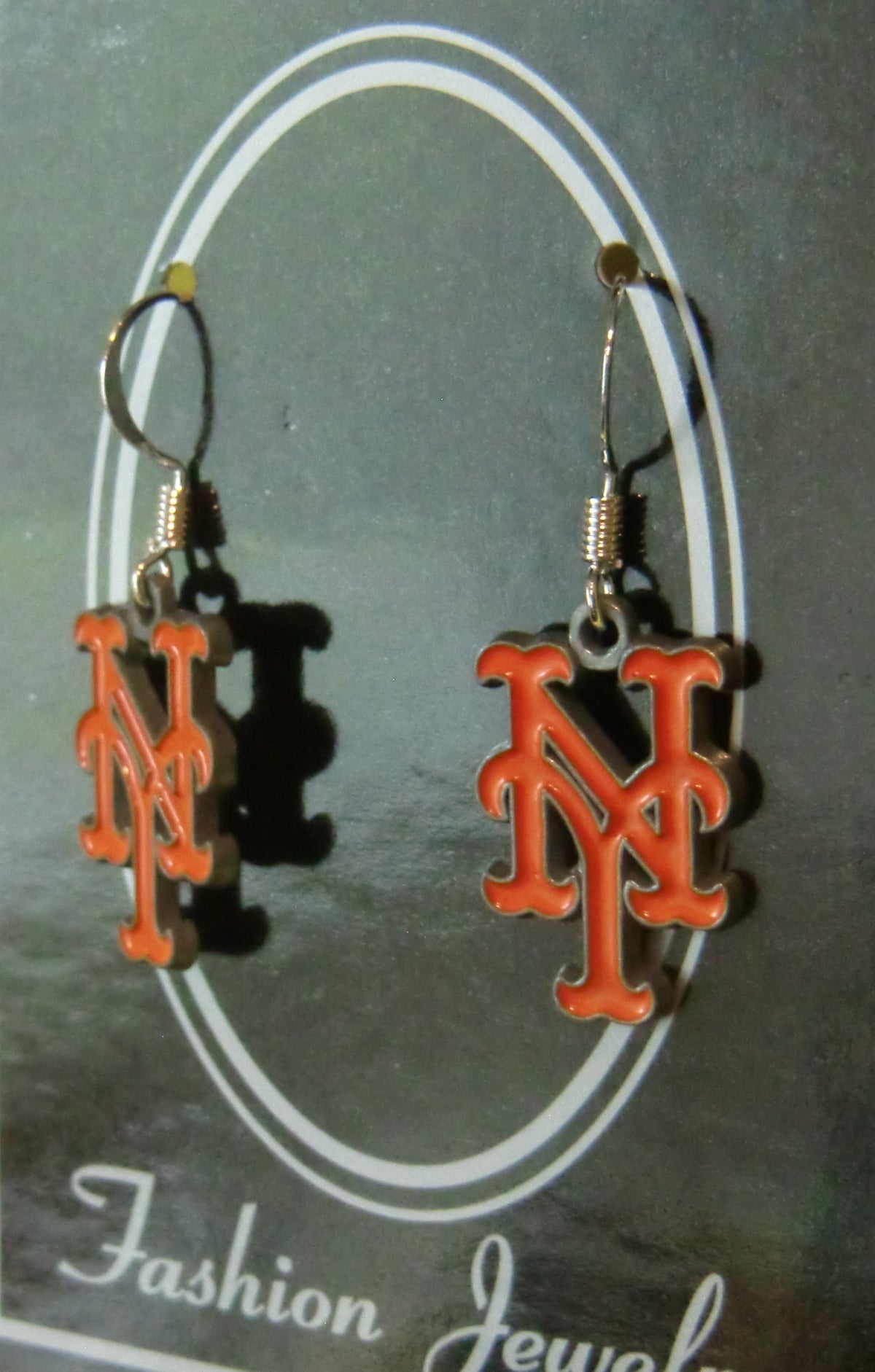 New York Mets Dangle Earrings (zinc) MLB Baseball Licensed Jewelry