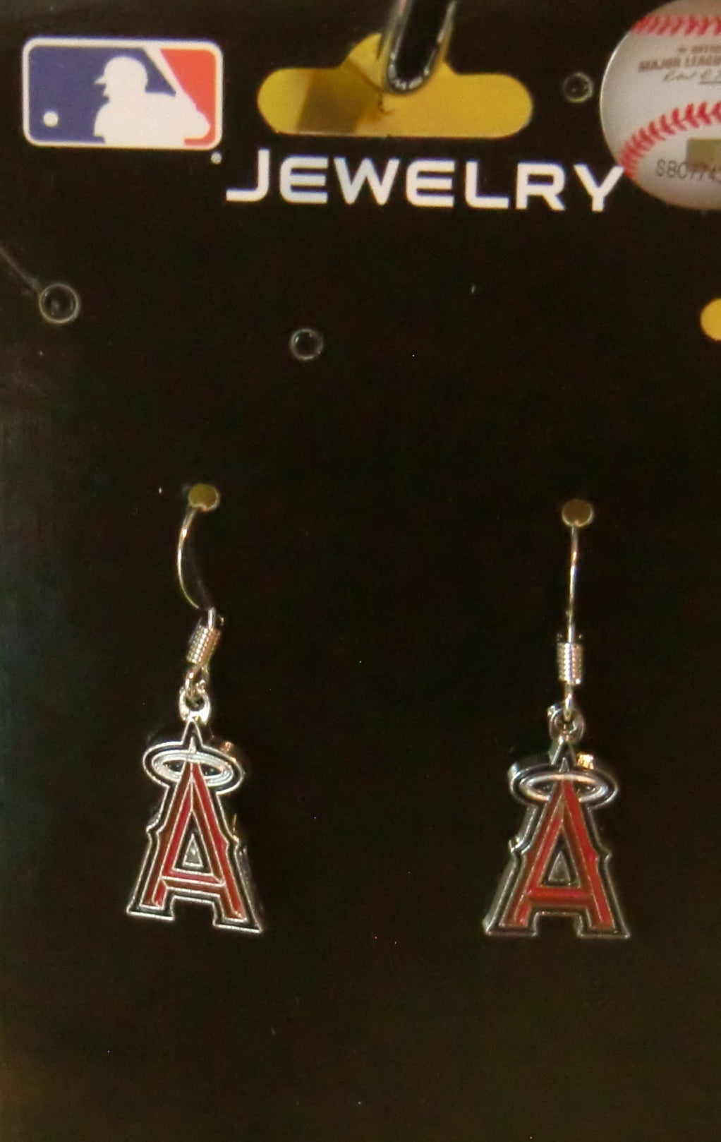 Los Angeles Angels Dangle Earrings (Chrome) MLB Jewelry