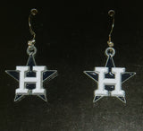 Houston Astros Dangle Earrings (Zinc) MLB Baseball