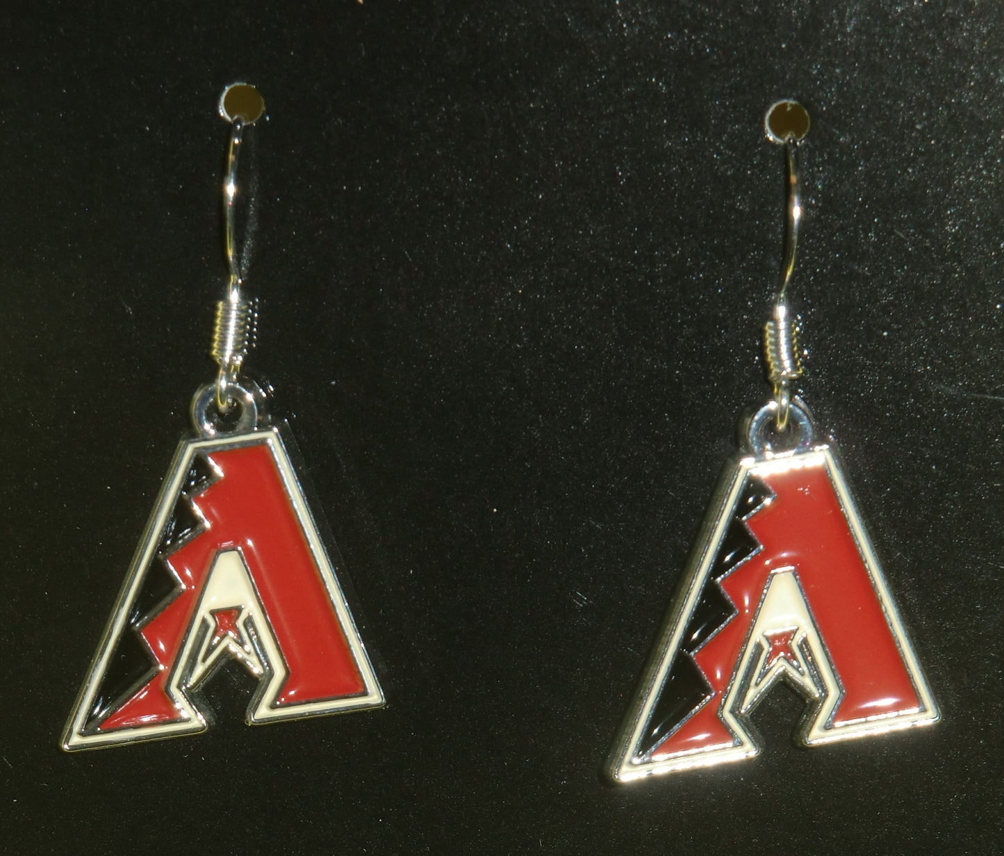 Arizona Diamondbacks Dangle Earrings (Chrome) MLB Jewelry