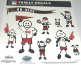 Cincinnati Reds Outdoor Rated Vinyl Family Decals MLB Baseball