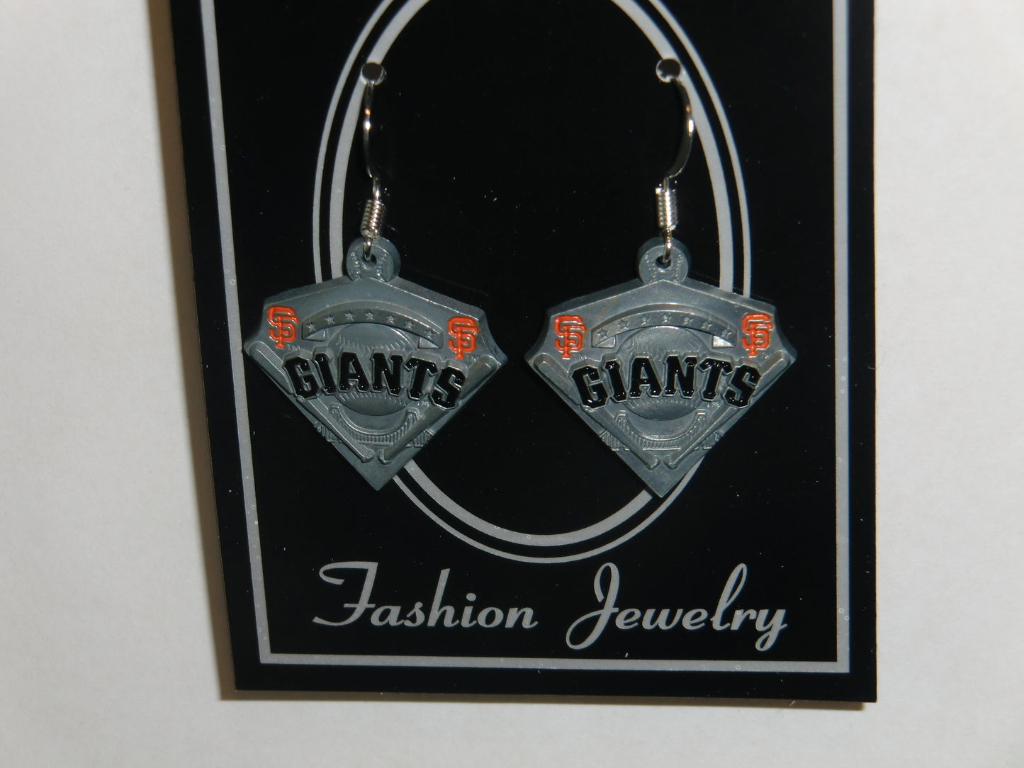 San Francisco Giants Dangle Earrings Licensed MLB Baseball Jewelry