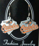 Baltimore Orioles Dangle Earrings Licensed MLB Baseball Jewelry