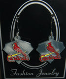 St. Louis Cardinals Dangle Earrings Licensed MLB Baseball Jewelry