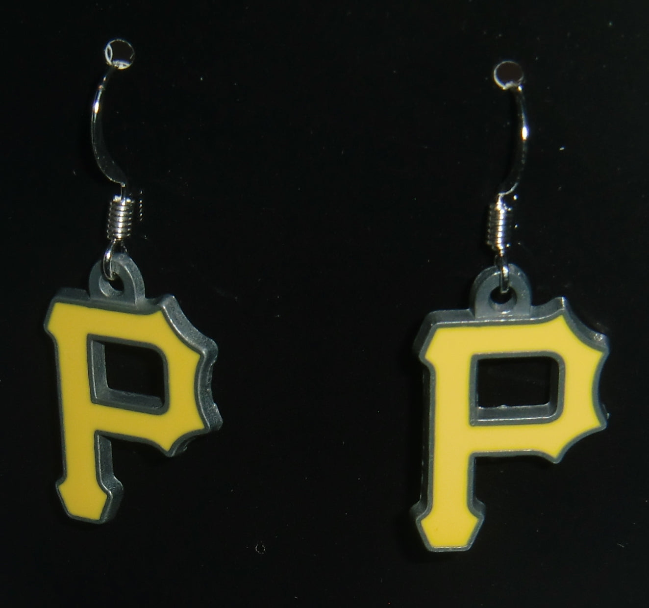 Pittsburgh Pirates Dangle Earrings (Zinc) MLB Baseball