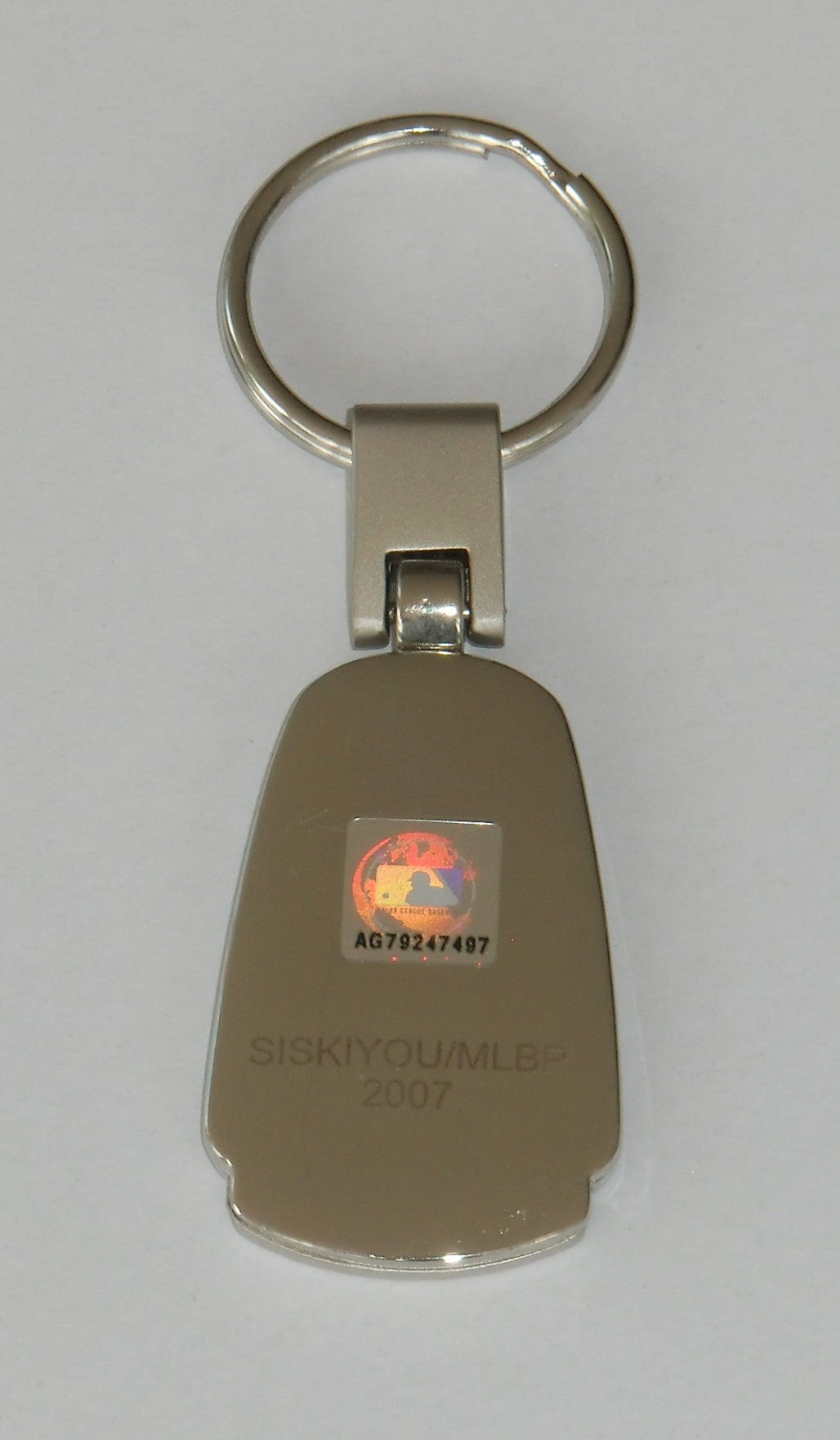 San Francisco Giants Brushed Metal Key Chain Etched Team Logo MLB Baseball