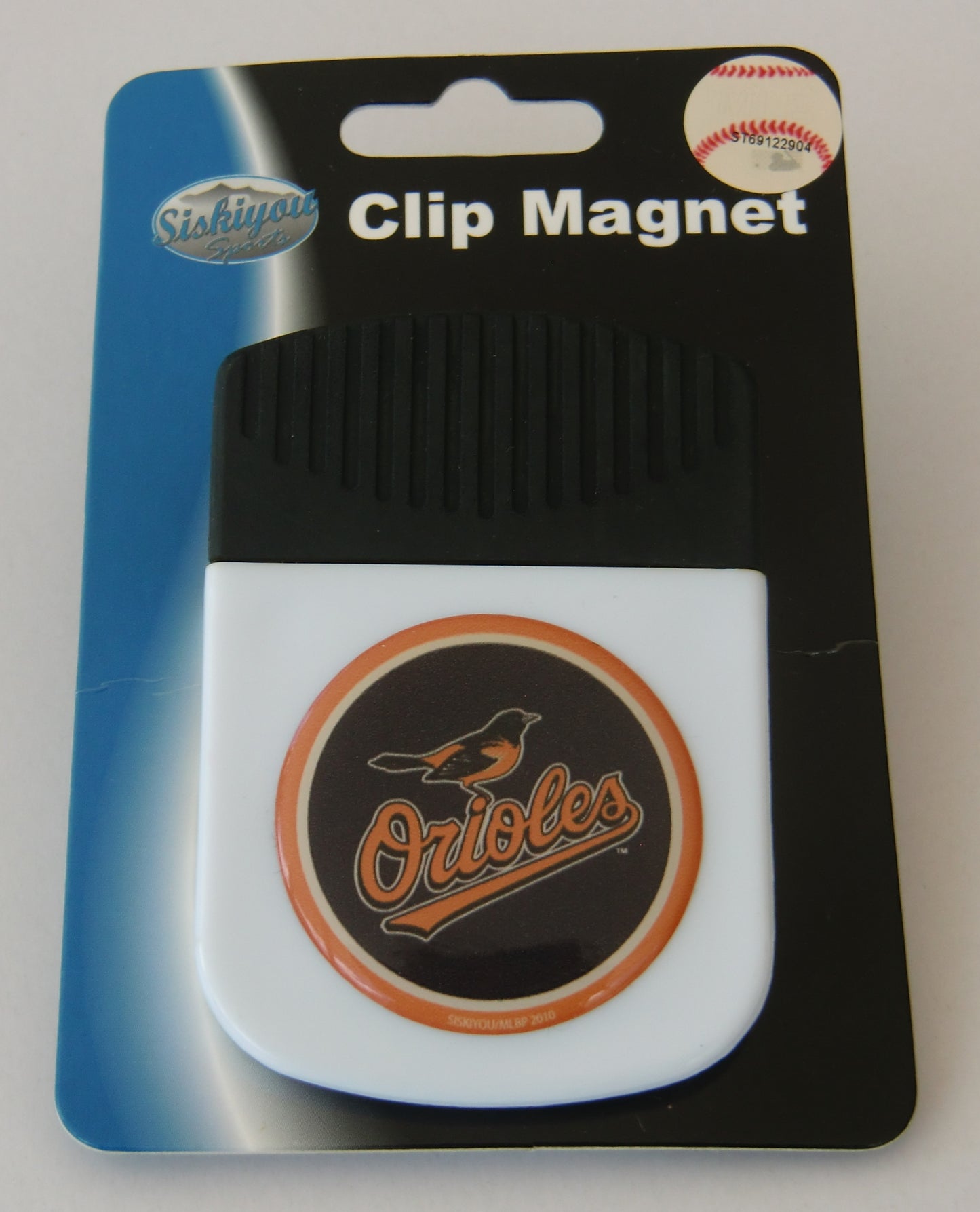 Baltimore Orioles 2" Chip Paper Clip Team Name Magnet MLB Baseball