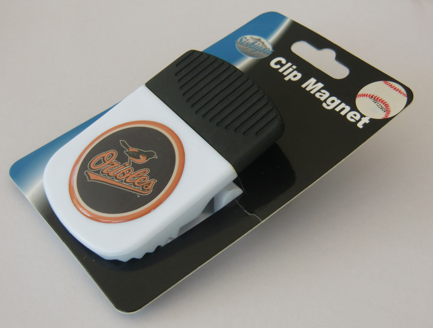 Baltimore Orioles 2" Chip Paper Clip Team Name Magnet MLB Baseball