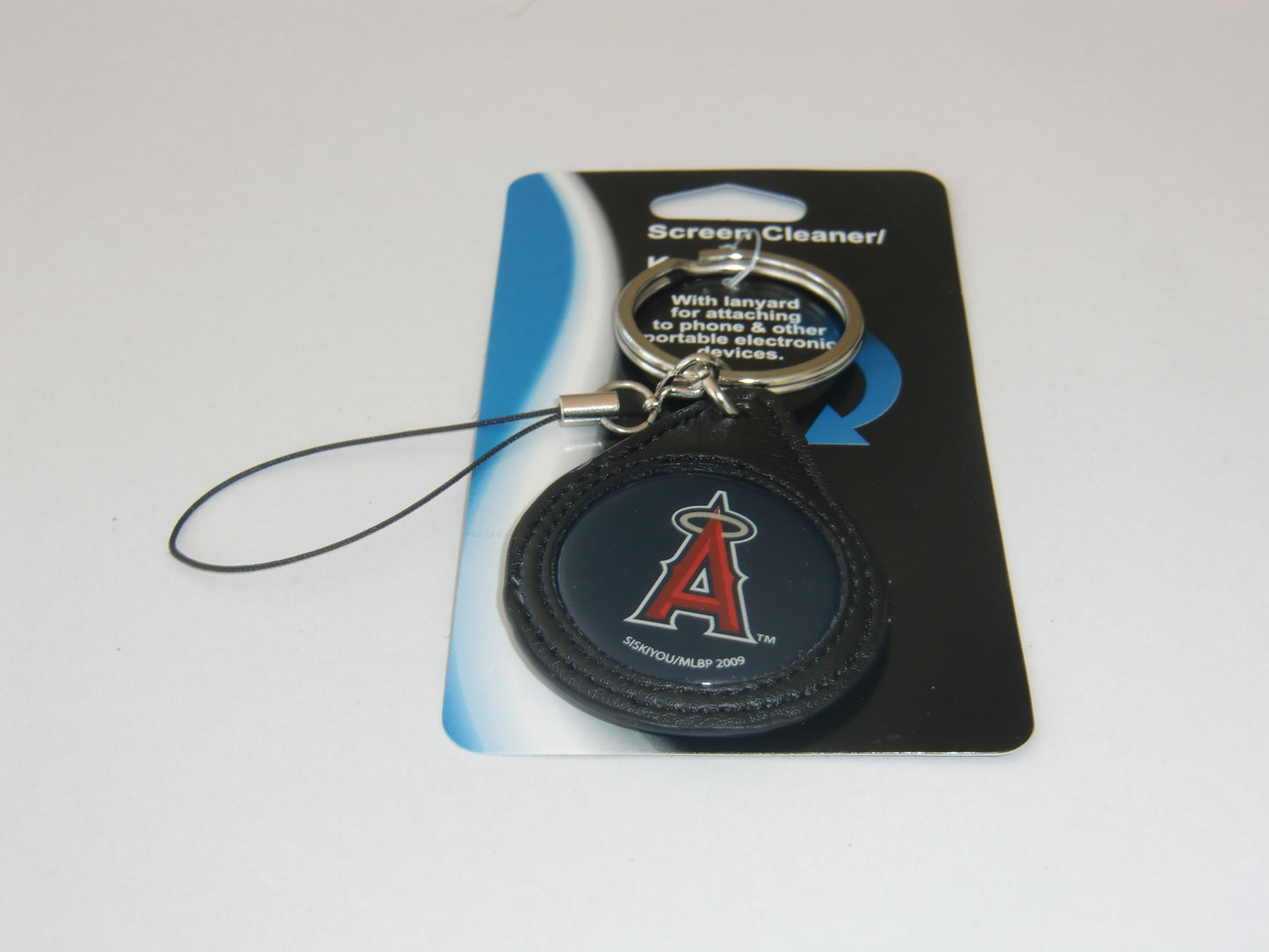 Los Angeles Angels Screen Cleaner Key Chain with Lanyard MLB Baseball