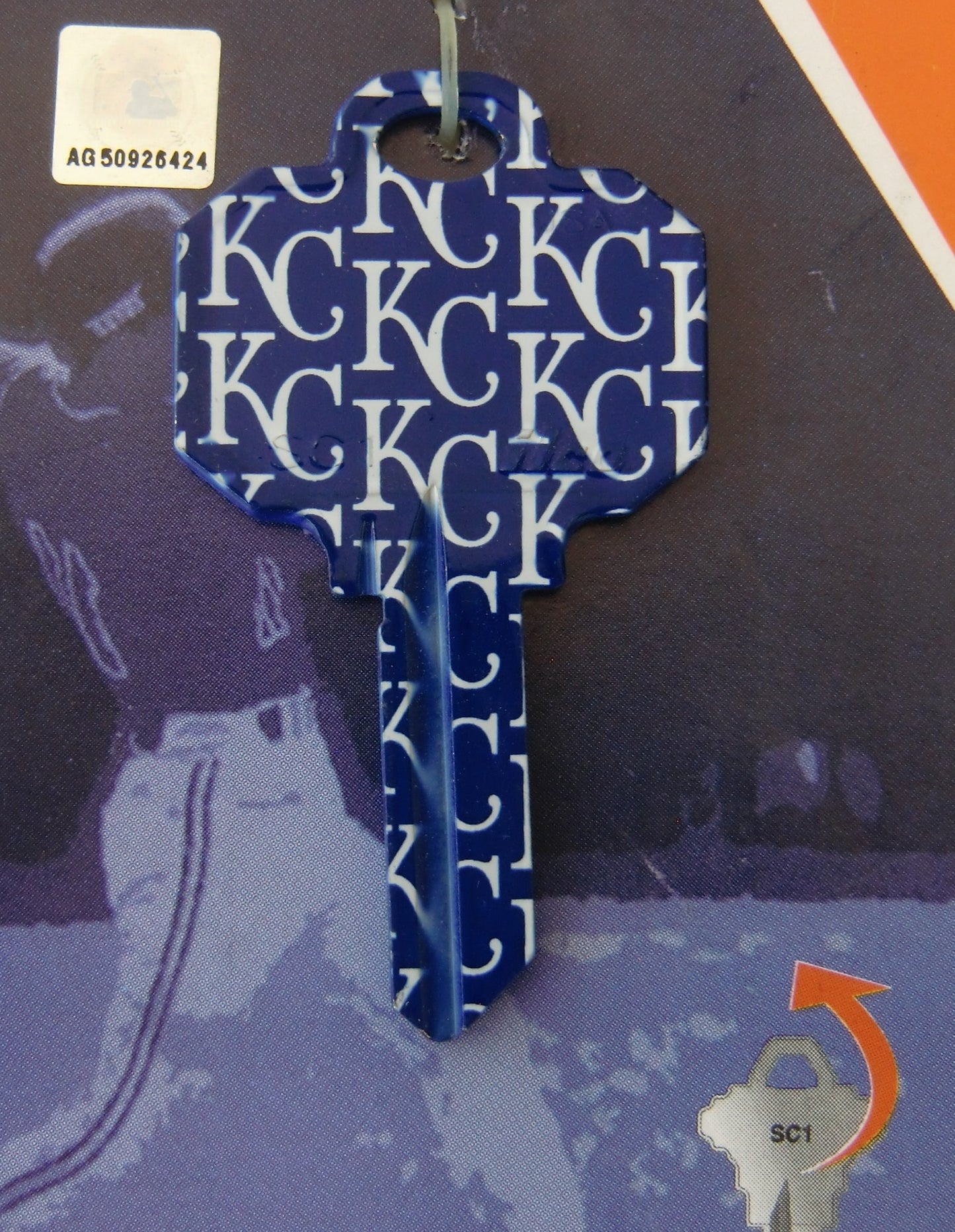 Kansas City Royals ILCO SC-1 Team Metal House Key MLB Baseball