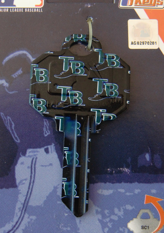 Tampa Bay Rays ILCO SC-1 Team Metal House Key MLB Baseball