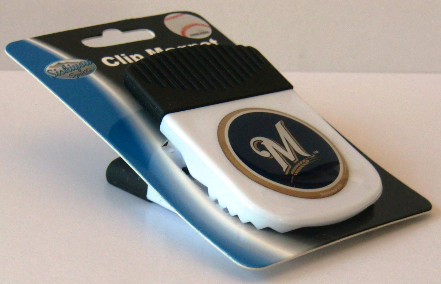 Milwaukee Brewers 2" Chip Paper Clip Team Logo Magnet MLB Baseball