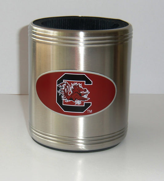 South Carolina Gamecocks Insulated Stainless Steel Can Cooler Coozie (NCAA)