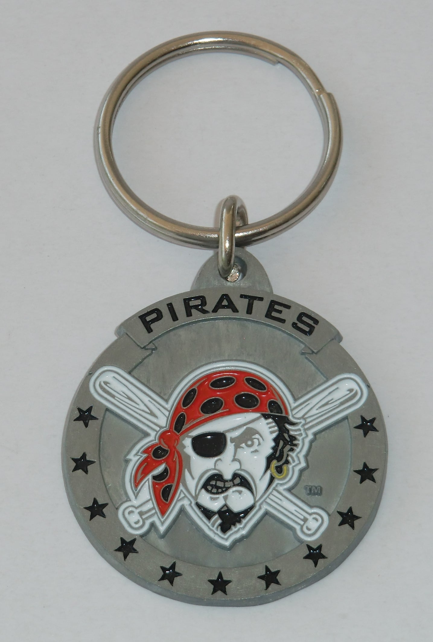 Pittsburgh Pirates 3-D Logo Metal Key Chain MLB Licensed Baseball